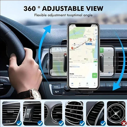 Car Phone Holder Air Vent Clip GPS Stand.