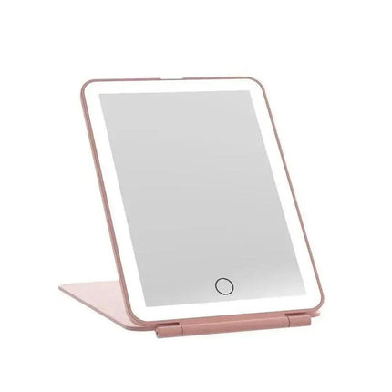 LED Travel Makeup Mirror 3 Light Modes USB.