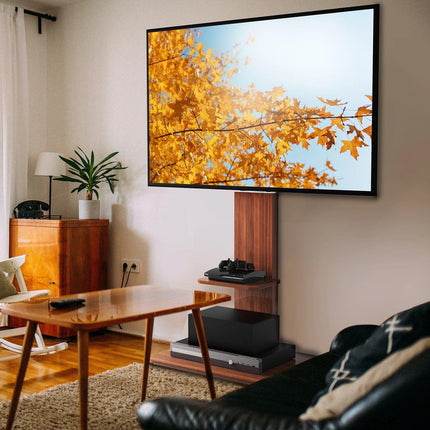 Adjustable Wood TV Stand for 32-65 Inch LCD LED.