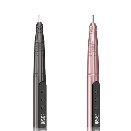 35000RPM Cordless Nail Drill Kit LED Pink.