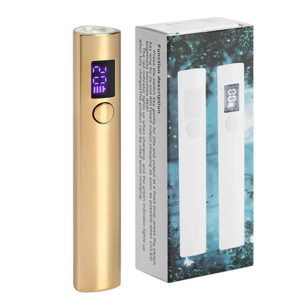 Mini UV LED Nail Dryer Lamp USB Gold.
