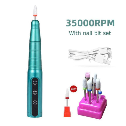 Wireless Nail Drill Pen 35000RPM USB Rechargeable.