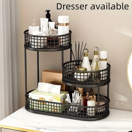 Black Stainless Steel Fruit Basket Storage.