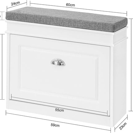 Tilt-Out Shoe Cabinet Shoe Rack.