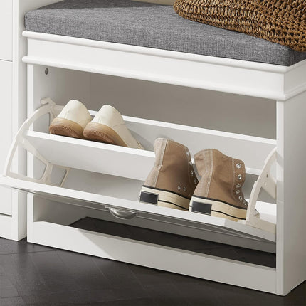 Tilt-Out Shoe Cabinet Shoe Rack.
