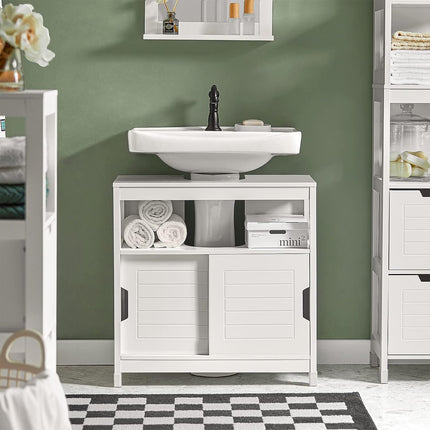 Vanity Unit Bathroom Furniture, White.