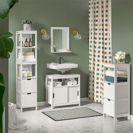 Vanity Unit Bathroom Furniture, White.