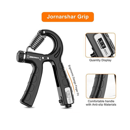 2 Pack Adjustable Hand Grip Strengthener for Hand Grip Strength and Wrist Rehabilitation (Resistance 5-60 kg).