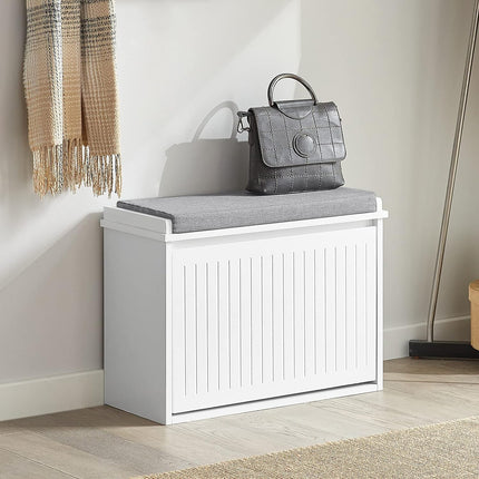 Hallway Shoe Bench Rack Cabinet Seat Cushion.