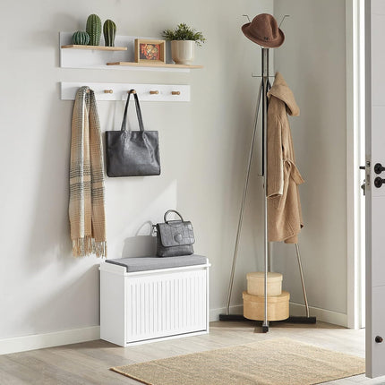 Hallway Shoe Bench Rack Cabinet Seat Cushion.
