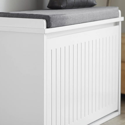 Hallway Shoe Bench Rack Cabinet Seat Cushion.