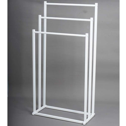 3 Tier Metal Freestanding Towel Rack Rail Holder Drying Stand.