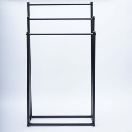 3 Tier Metal Towel Rack Freestanding Bathroom Organizer Rail.