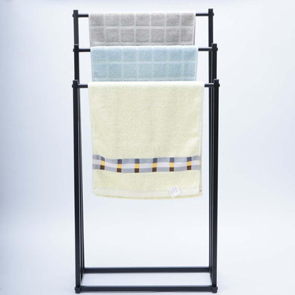 3 Tier Metal Towel Rack Freestanding Bathroom Organizer Rail.