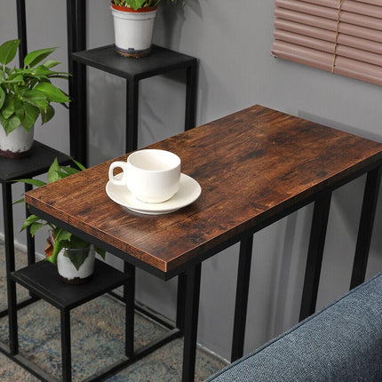 C-Shaped Sofa Side End Table Metal Frame Laptop Tray - All Family.