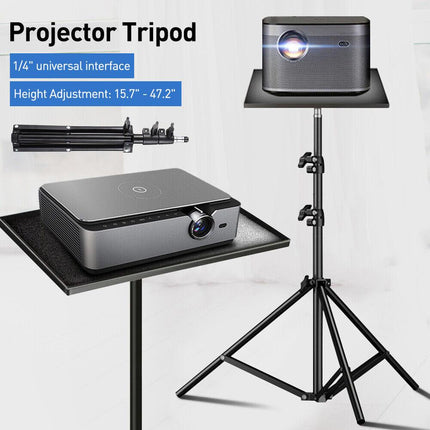 Portable Adjustable Laptop Projector Stand Tripod with Tray.