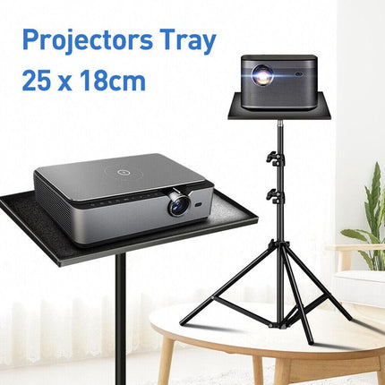 Portable Adjustable Laptop Projector Stand Tripod with Tray.