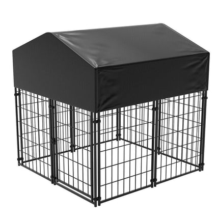 Extra Large Welded Wire Dog Kennel Outdoor Heavy Duty Crate Cage.