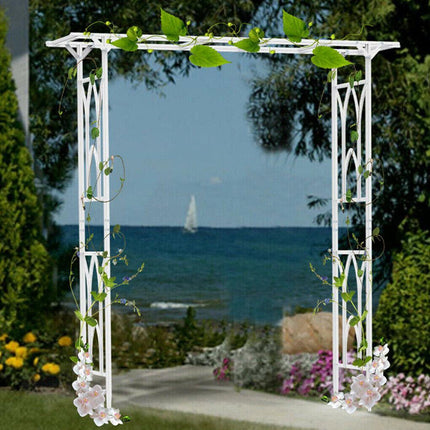 Stereoscopic Metal Garden Arch Arbor Wedding Pergola Trellis.