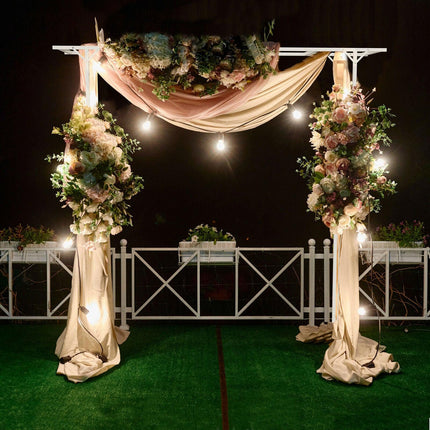 Stereoscopic Metal Garden Arch Arbor Wedding Pergola Trellis.