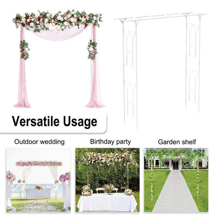 Stereoscopic Metal Garden Arch Arbor Wedding Pergola Trellis.