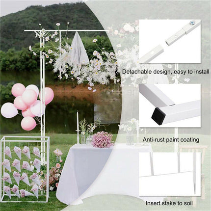 Stereoscopic Metal Garden Arch Arbor Wedding Pergola Trellis.