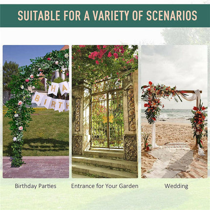 Stereoscopic Metal Garden Arch Arbor Wedding Pergola Trellis.