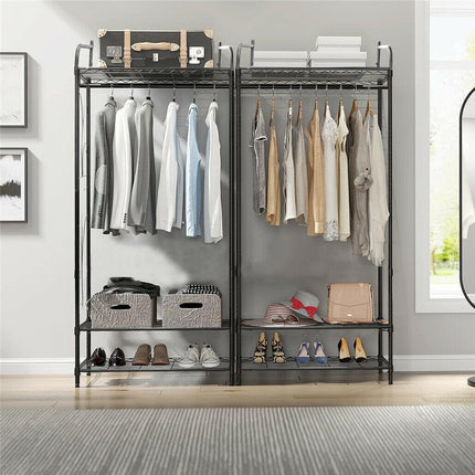 Extra Large Iron Clothes Rack Garment Hanging Stand.