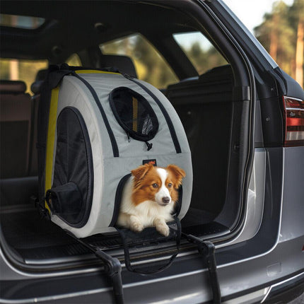 Dog Stroller Car Mounted Outdoor Pet Cart.