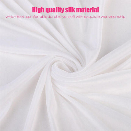3x3m White Stage Curtain Backdrop.