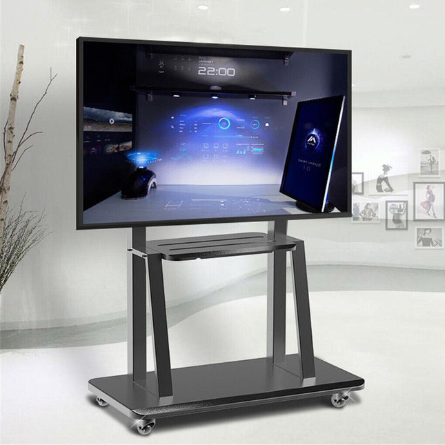 32-100 Heavy Duty TV Wall Mount with Shelf & Wheels.