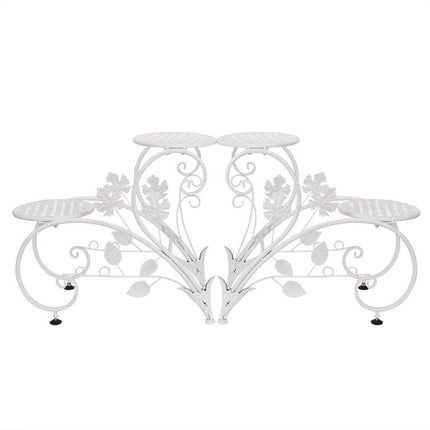 Set of 2 Plant Stand Wedding Garden Flower Shelf Rack.