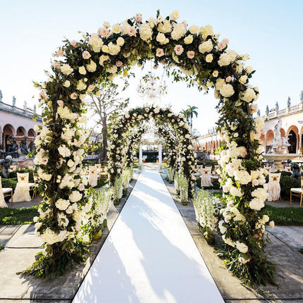 Metal Wedding Arch Garden Arbor Floral Stand Indoor/Outdoor.