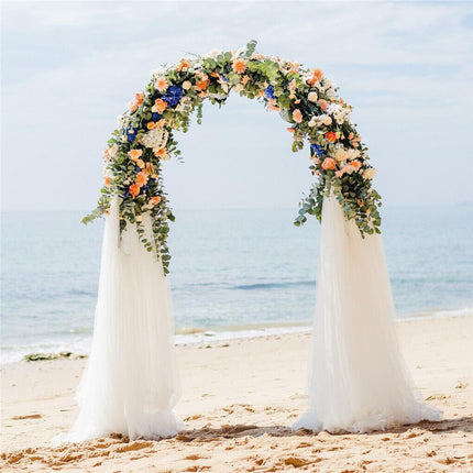 Metal Wedding Arch Garden Arbor Floral Stand Indoor/Outdoor.