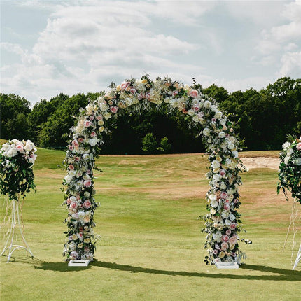 Metal Wedding Arch Garden Arbor Floral Stand Indoor/Outdoor.