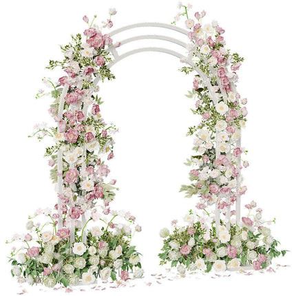 Metal Wedding Arch Garden Arbor Floral Stand Indoor/Outdoor.
