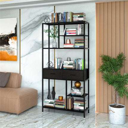 Rustic Accent Bookshelf 90CM Wide Plant Display Rack.