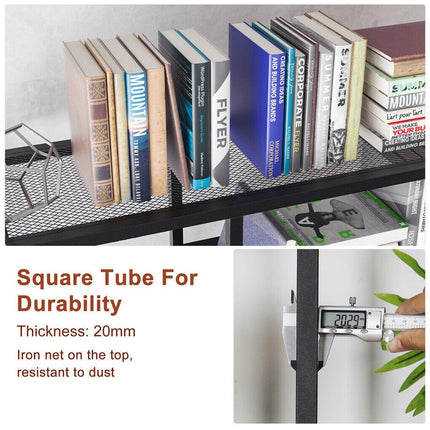 Rustic Accent Bookshelf 90CM Wide Plant Display Rack.