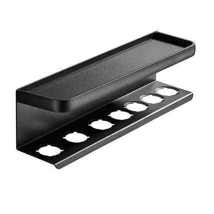 Black Space Aluminum Wall Mount Holder for Dyson Airwrap.