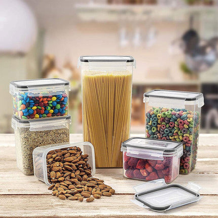 28-Piece Airtight Pantry Storage Containers with Lids for Kitchen Dry Food.