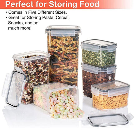28-Piece Airtight Pantry Storage Containers with Lids for Kitchen Dry Food.