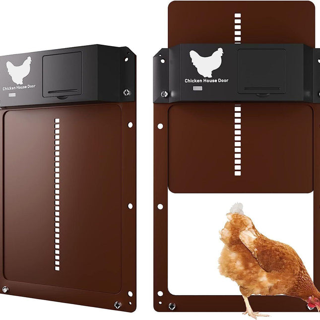 Automatic Chicken Coop Door Opener Solar Timer Sensor LCD AU.