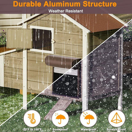 Automatic Chicken Coop Door Opener with Gate Light Sensor Remote.