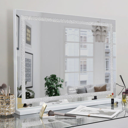 LED Makeup Mirror Bluetooth Touch Sensor Hollywood Vanity.