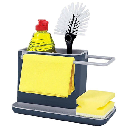 21cm Kitchen Sink Caddy Suction Sponge Soap Holder Organizer 13cm.
