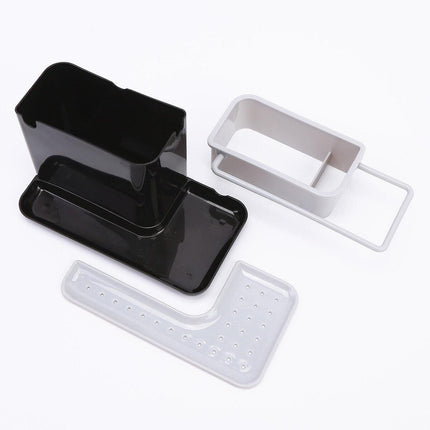 21cm Kitchen Sink Caddy Suction Sponge Soap Holder Organizer 13cm.