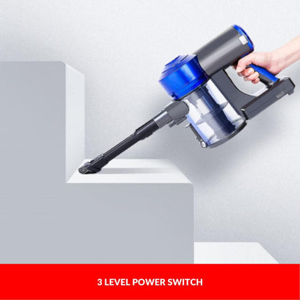 Enigma V8 22.2v Cordless Stick Vacuum Cleaner Blue + Toolkit.