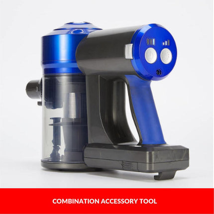 Enigma V8 22.2v Cordless Stick Vacuum Cleaner Blue + Toolkit.