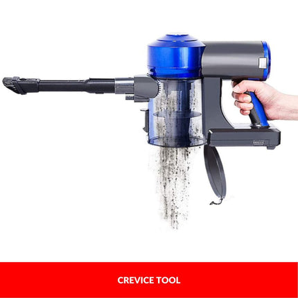 Enigma V8 22.2v Cordless Stick Vacuum Cleaner Blue + Toolkit.
