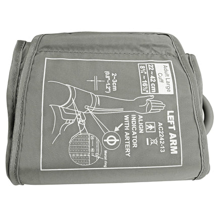 Bluetooth Blood Pressure Monitor, Large Cuff 22-42cm, Digital, Smartphone Compatible.